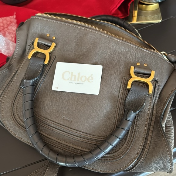 Chloé Marcie Medium in Gray Calf Leather - Picture 11 of 17